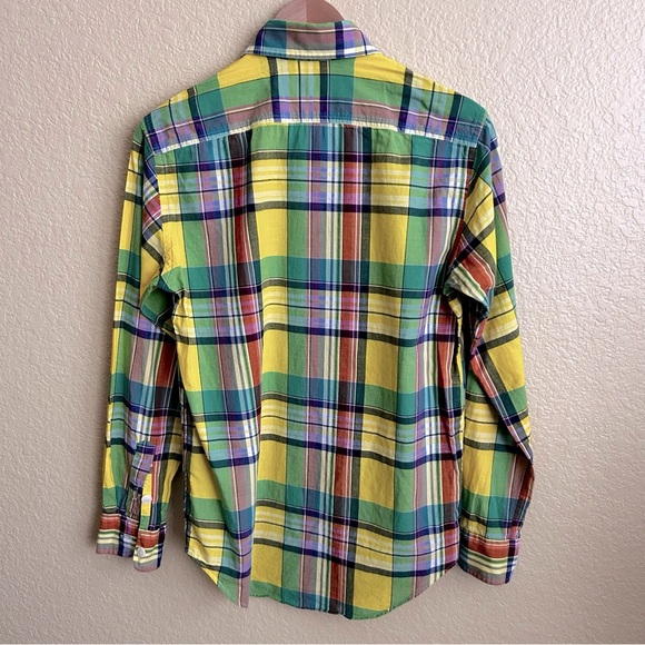Polo Ralph Lauren Long Sleeve Button Down Multicolor Plaid Shirt - Picture 2 of 7